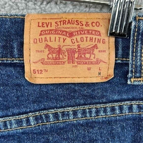 Vintage Levi's 512 Slim Fit Tapered Leg Y2K Womens Size 8‎ Petite M READ - Picture 1 of 13